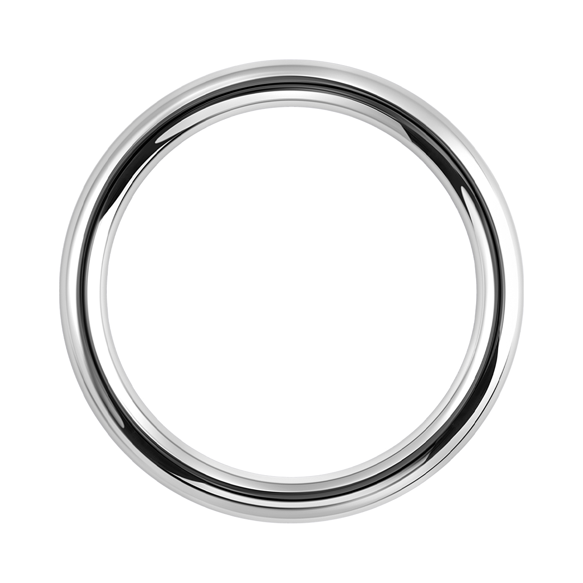 BRANSOLETKA BANGLE OTWARTA KOLOR STALOWY ŚREDNICA 63 MM