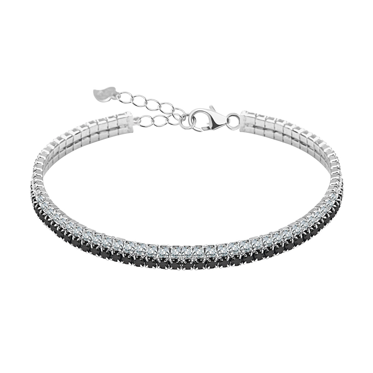 Stříbrný náramek se zirkony - Evento