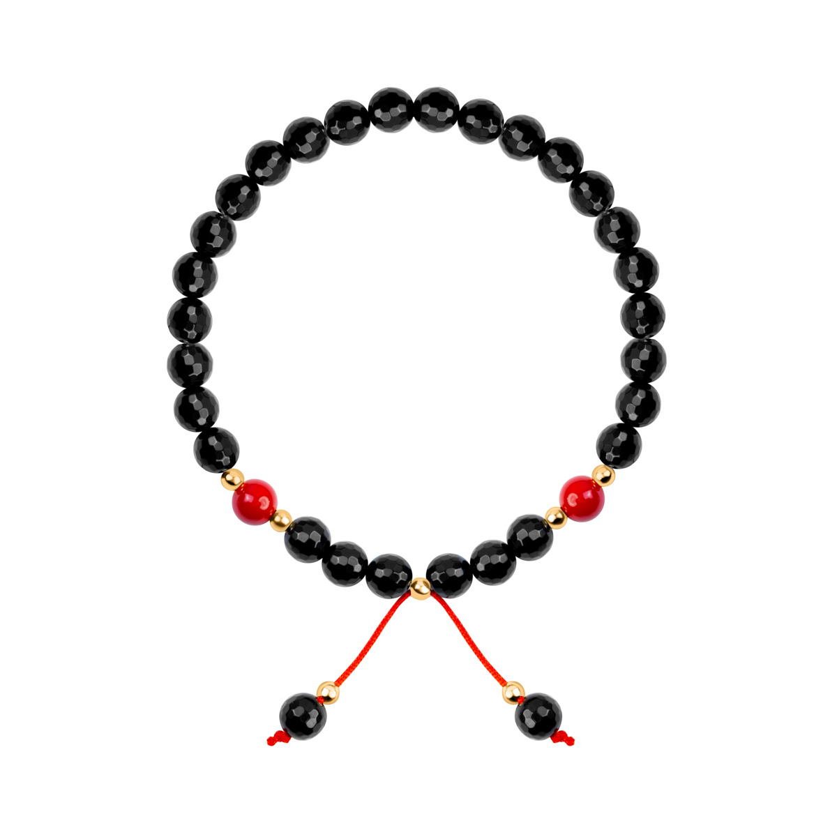 BRANSOLETKA ONYKS,MUSZLA POWLEKANA(0,38G)