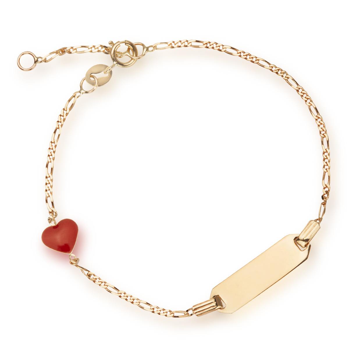 Zlatý náramek se smaltem - Mini