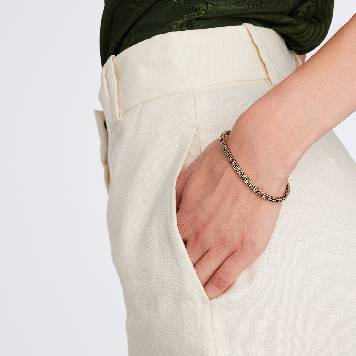 Zlatý náramok so zafírmi - Victorian Collection