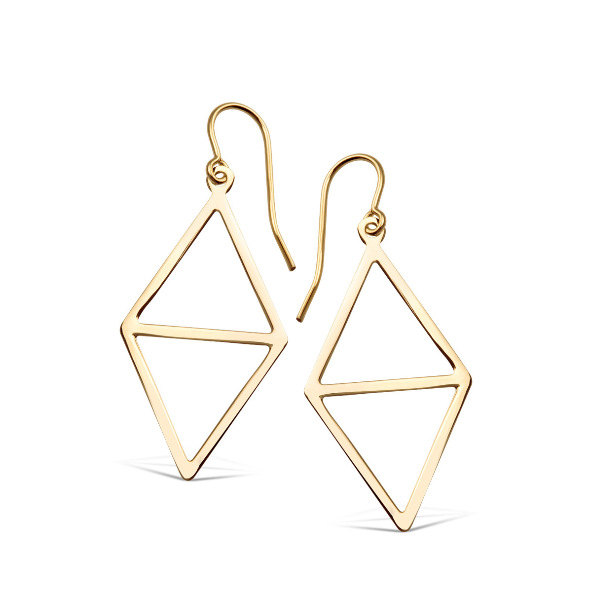 Gold earrings