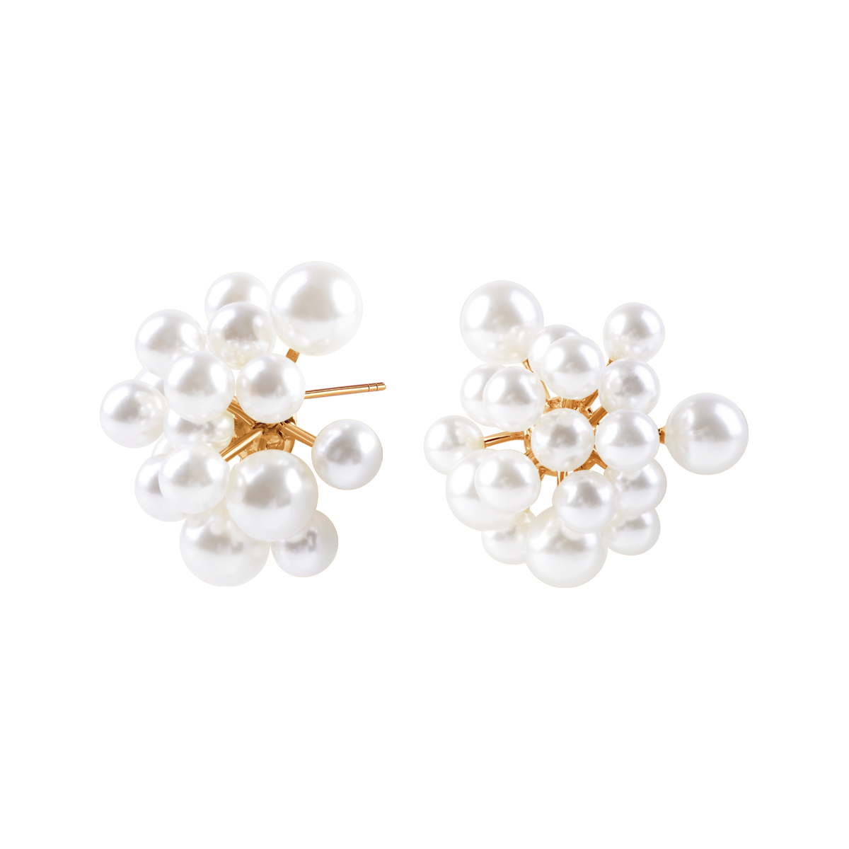 KOLCZYKI ZŁOC IMITACJA PEREŁ