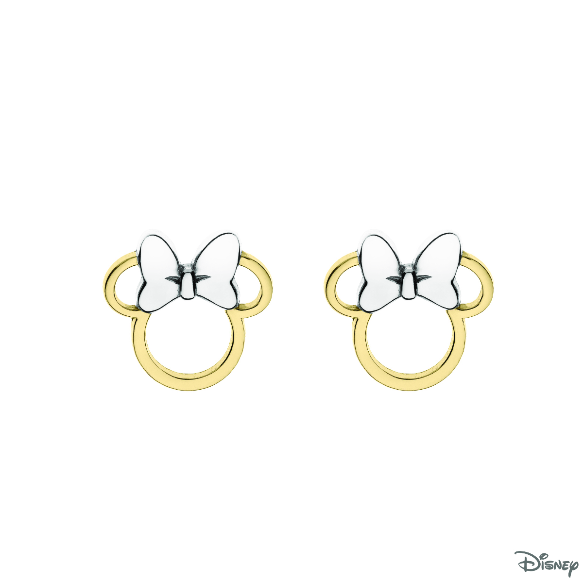 KOLCZYKI SREBRO DISNEY MINNIE