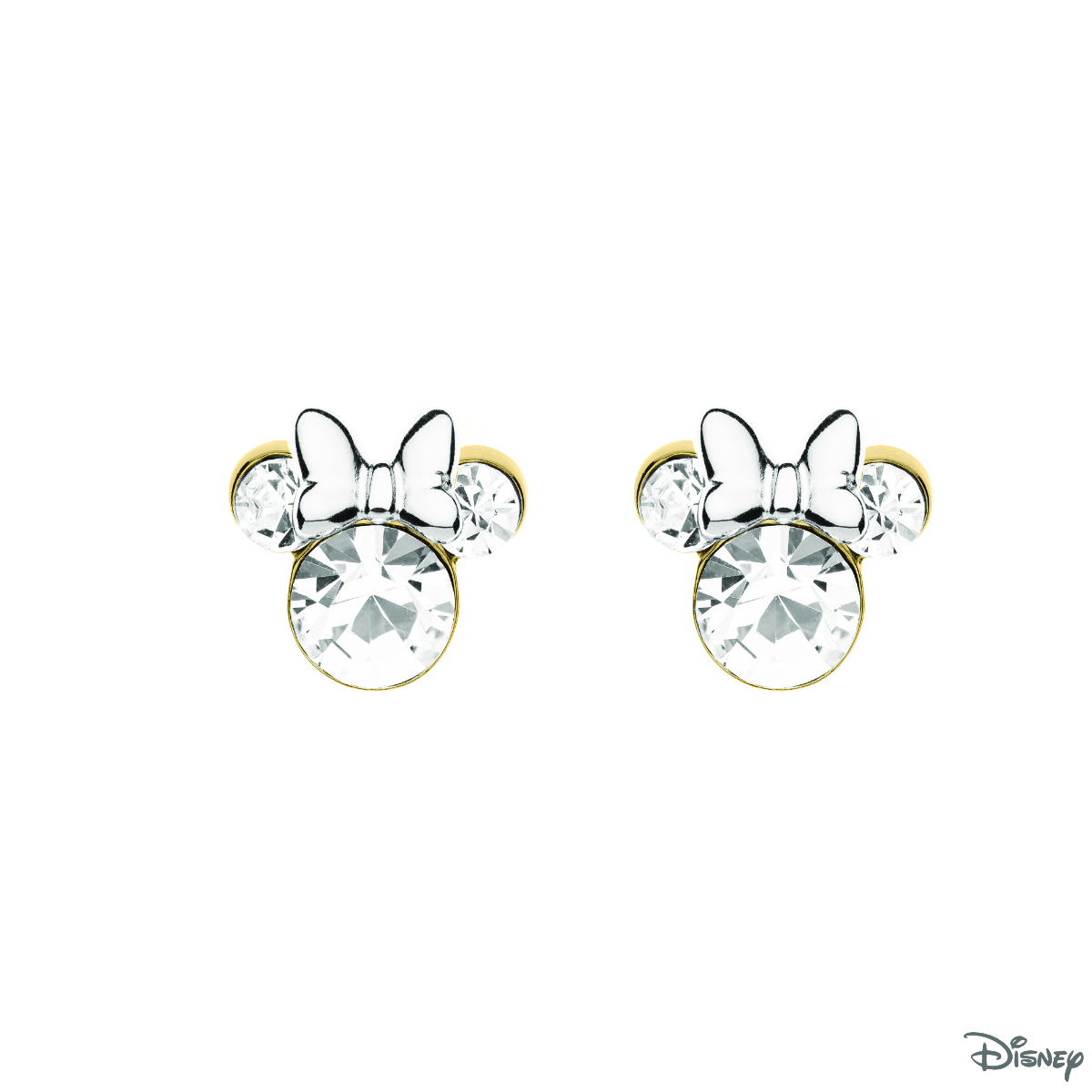 KOLCZYKI SREBRO DISNEY MINNIE CYRK BEZB
