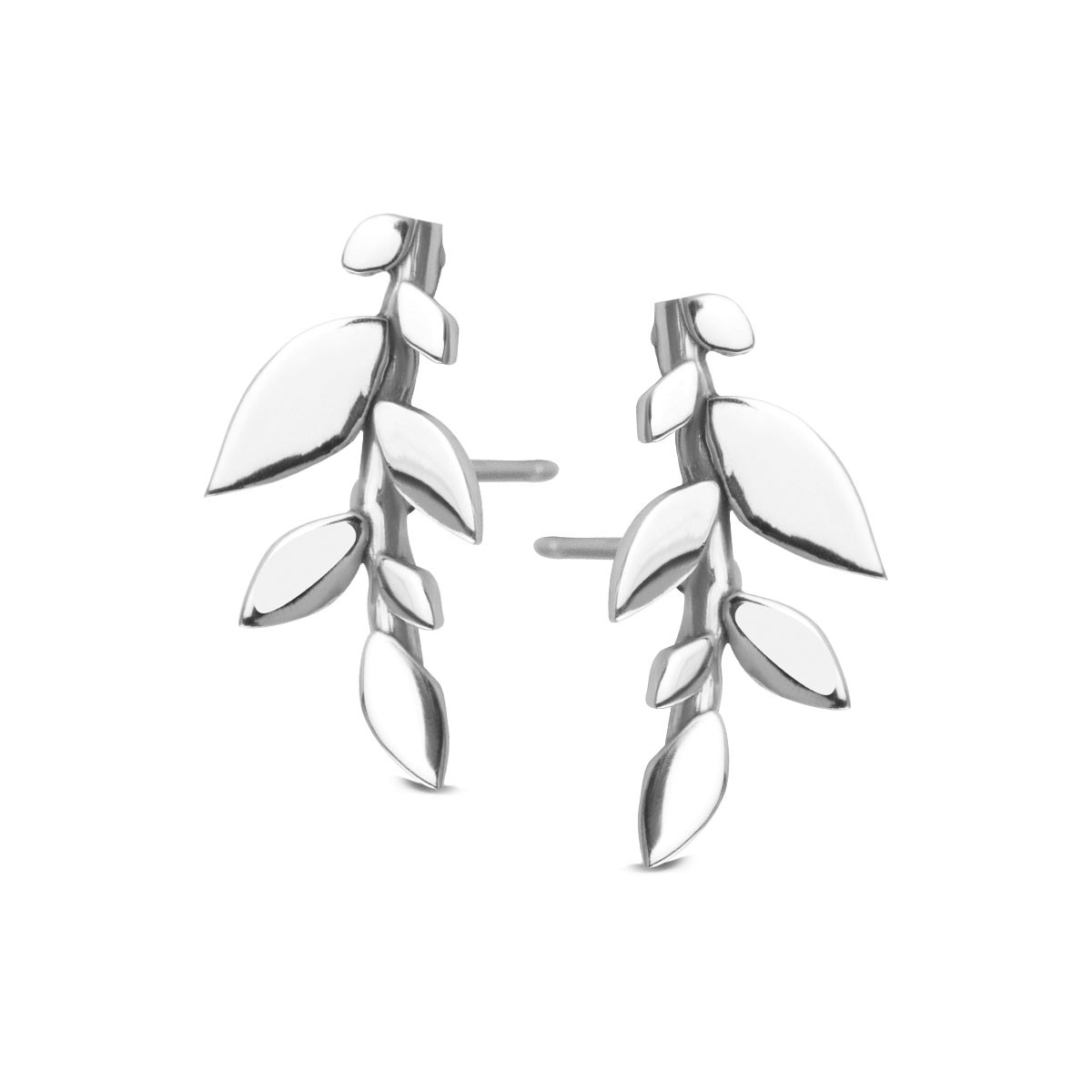 Earrings in white gold - Livia