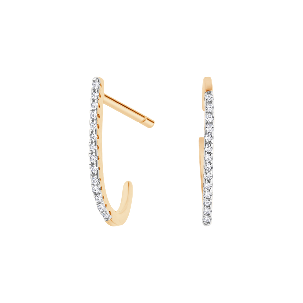 KOLCZYKI ZŁOTO DIAM.OŚM.0,04CT-28SZ(H/P1-P2)