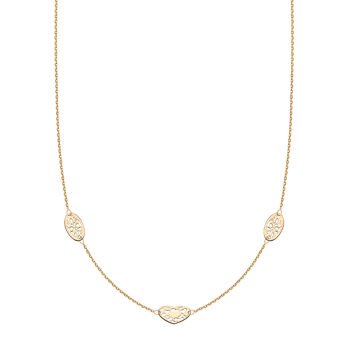 Necklace gold - heart