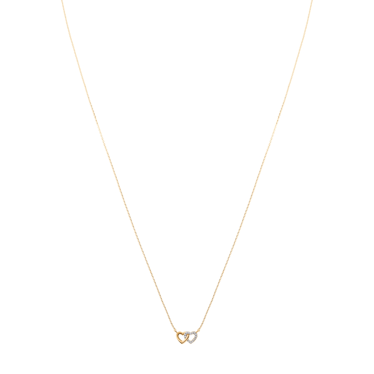 NASZYJNIK ZŁOTO DIAM.OŚM. 0,03CT-14SZT(H/SI2)
