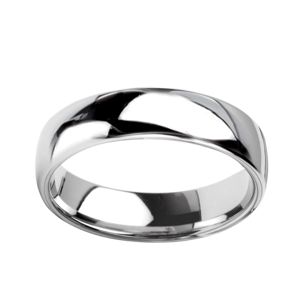 Platinový snubní prsten Tango