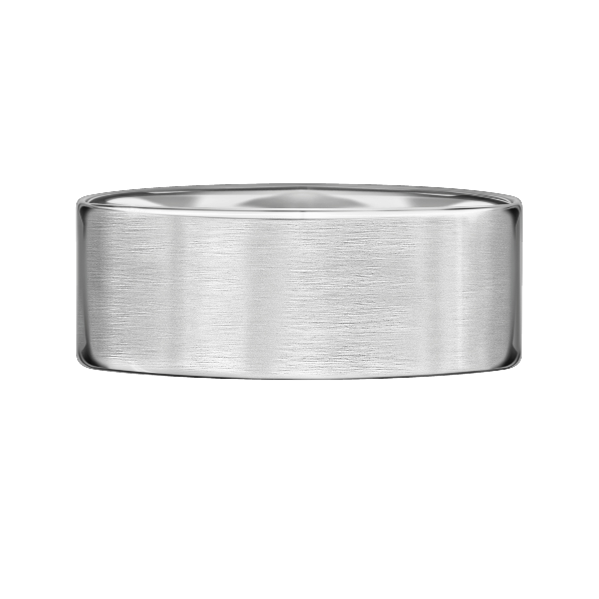 Złote obrączki klasyczne piaskowane (szerokość 7 mm)