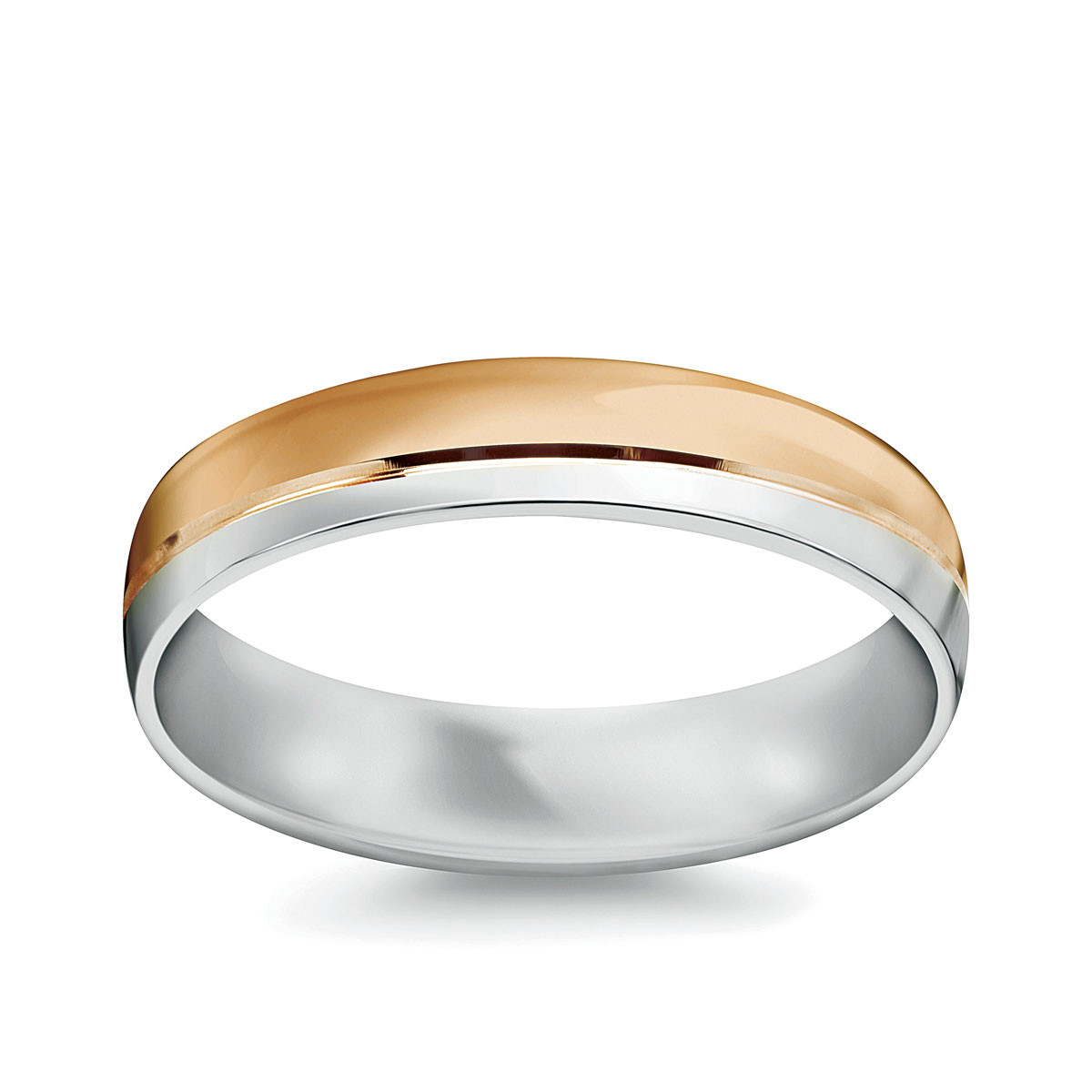 Snubní prsten z dvoubarevného zlata