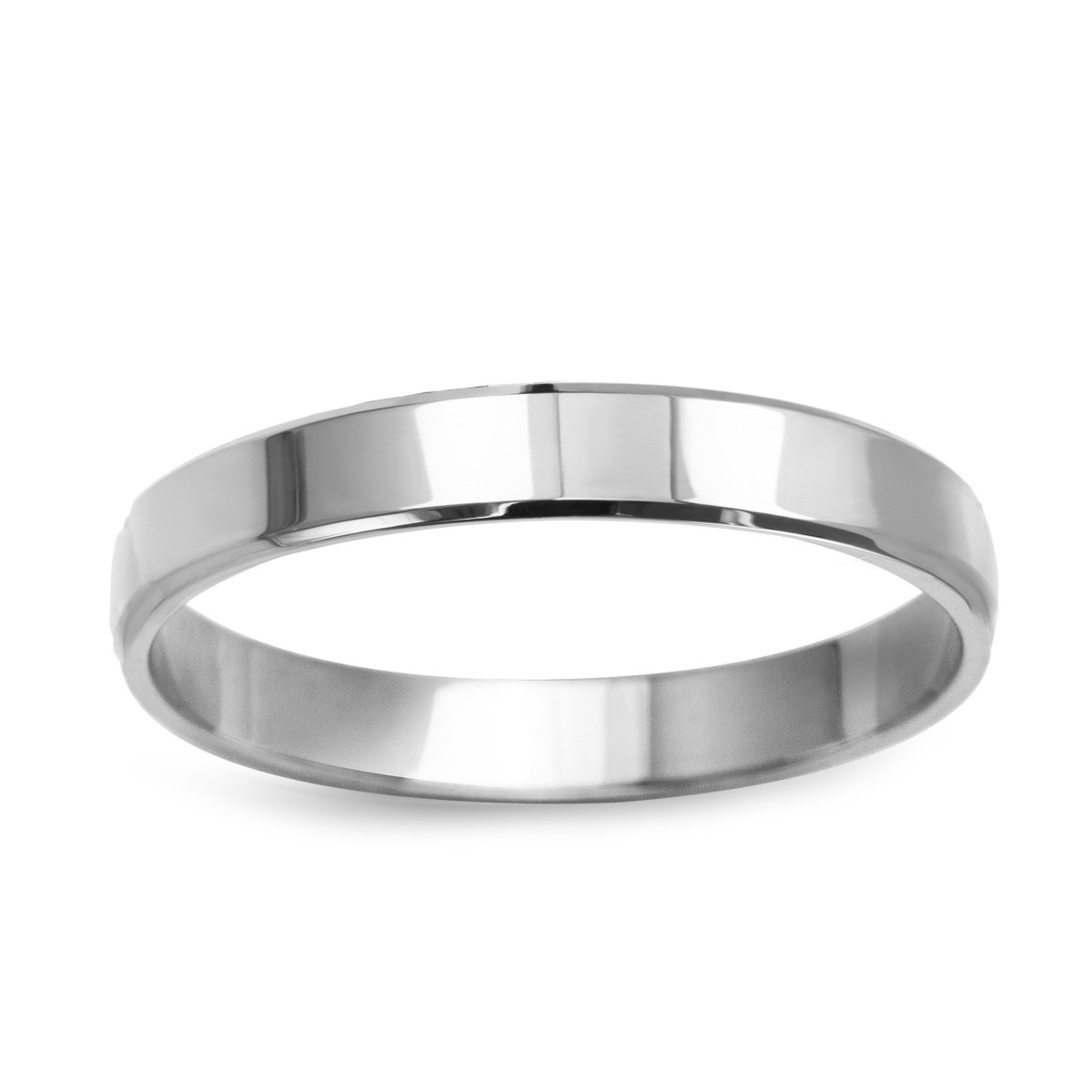 Obrúčka z bieleho zlata