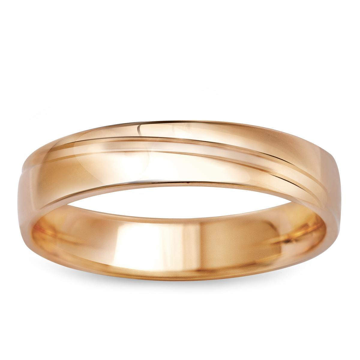 Zlatý snubní prsten 