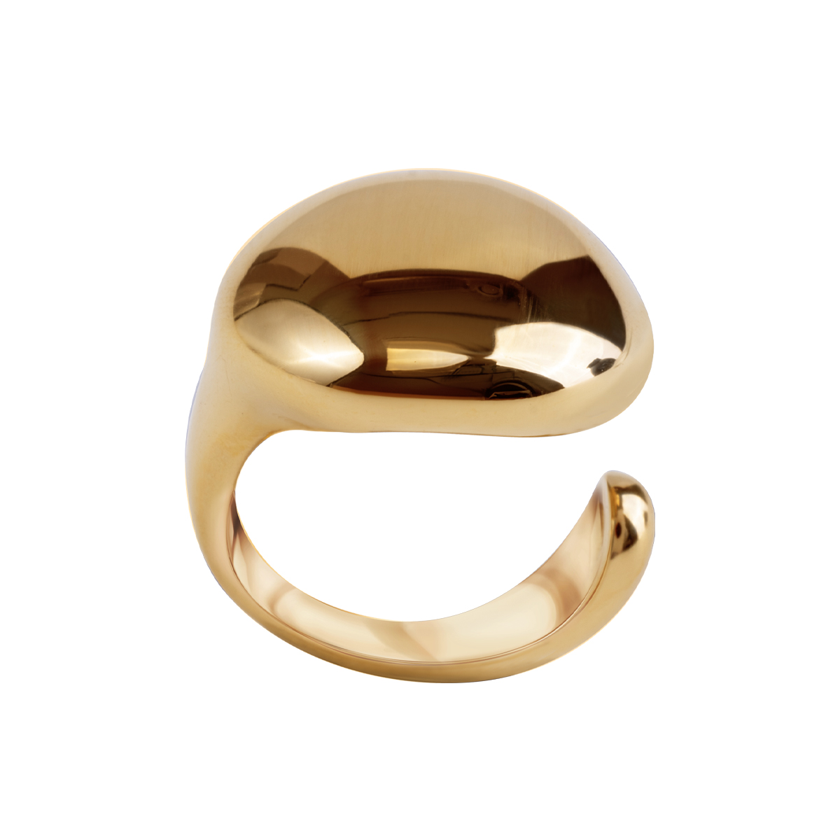 PIERŚCIONEK ŻÓŁTE PVD