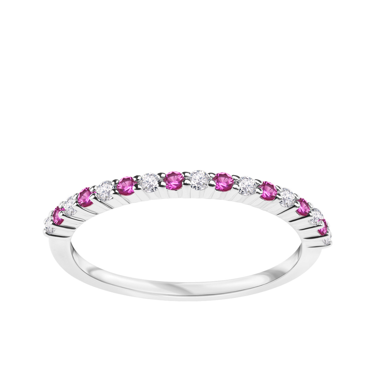 Silver ring with zirconias - YES Rings