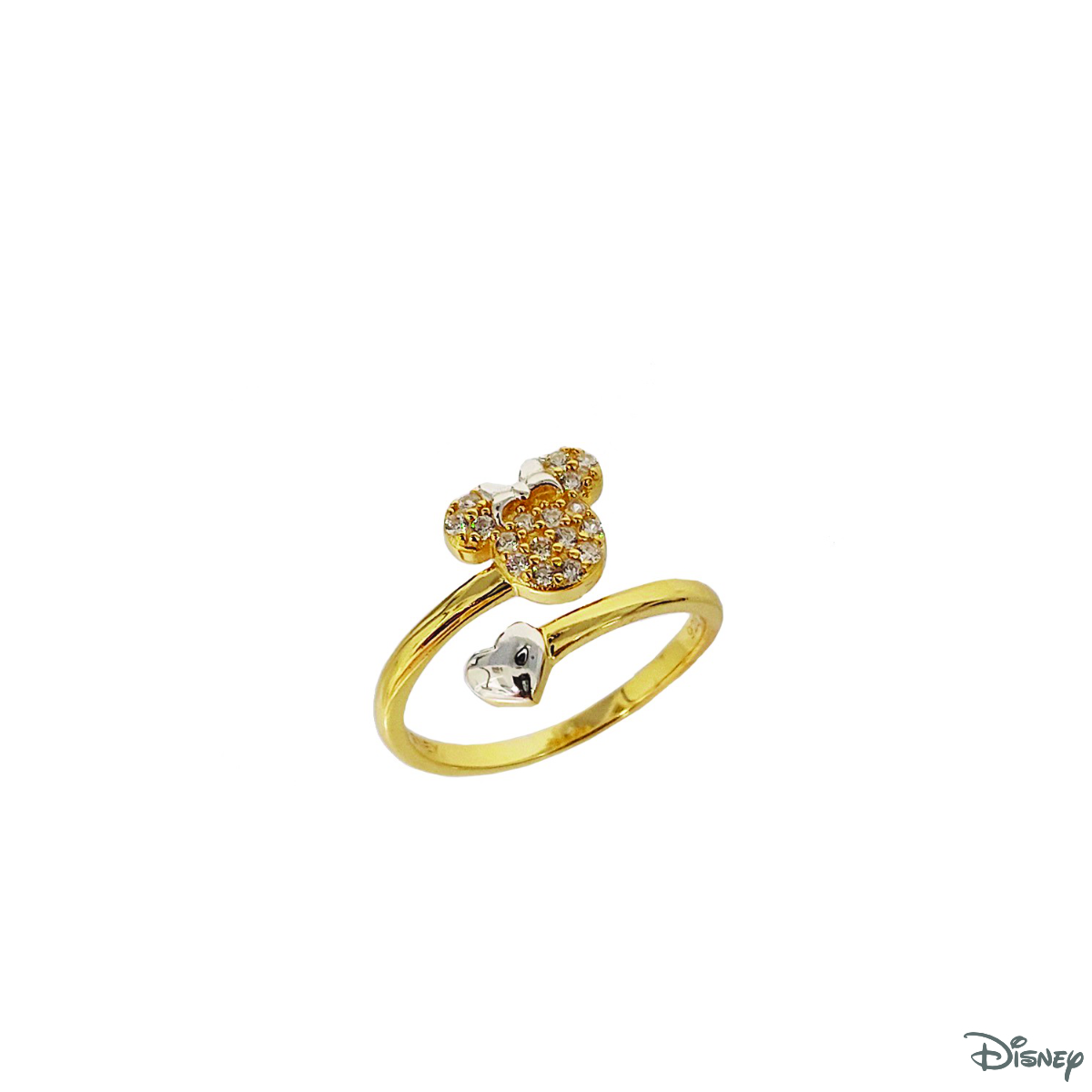 PIERŚCIONEK SREBRO DISNEY MICKEY I MINNIE CYRK BEZB