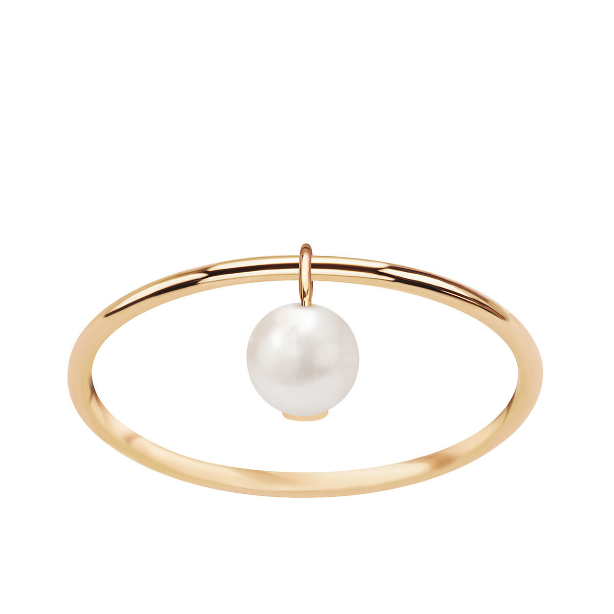 Gold ring with pearl - Pearls