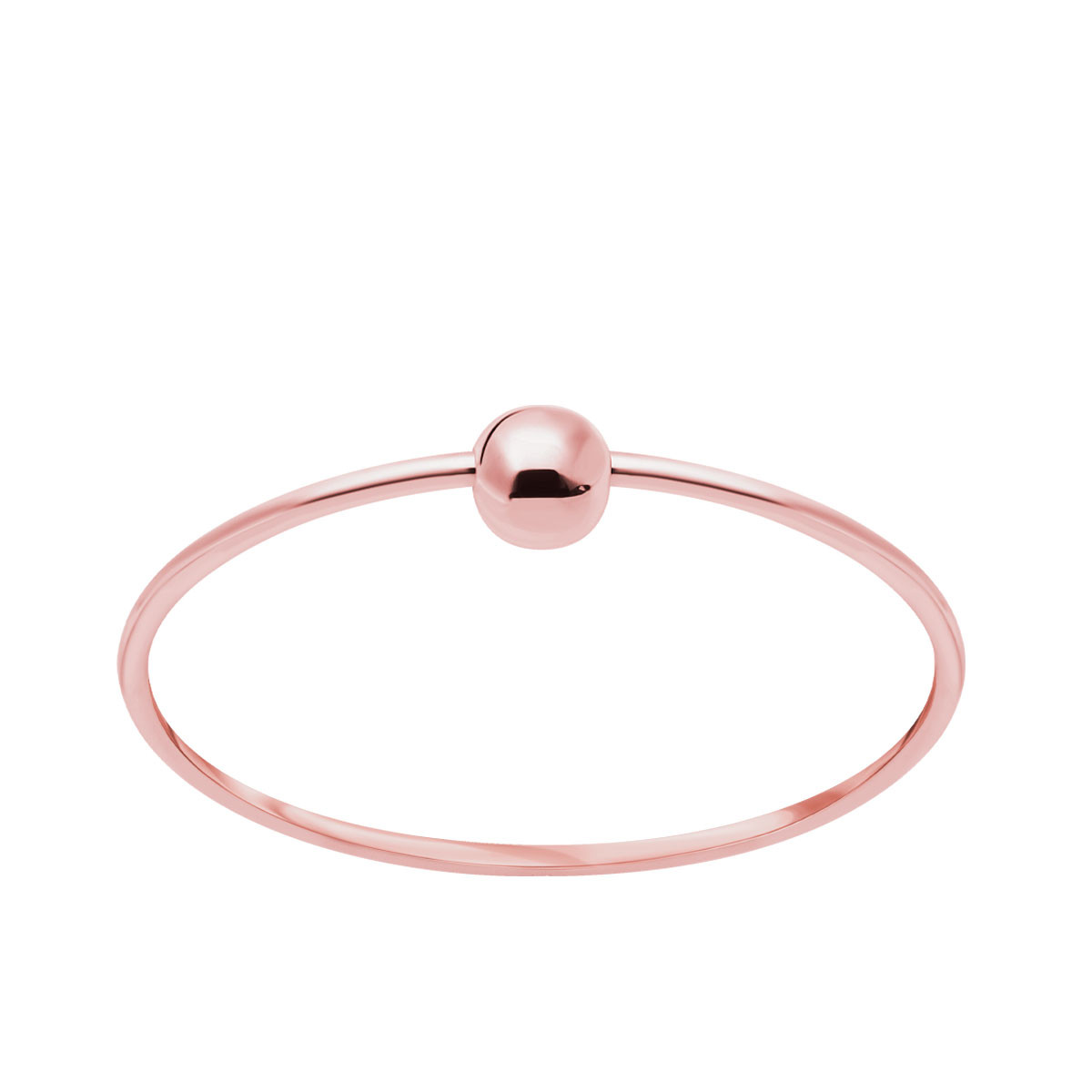 Rose gold ring - ball