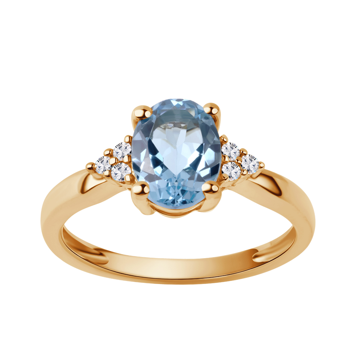 DIAM. OŚM. 0,06CT-6SZT(H/SI2)SKY BLUE TOPAZ 1,48CT-1SZT