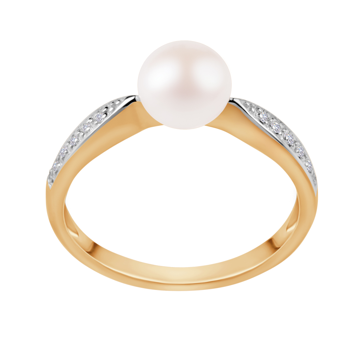 DIAM.OŚM.0,03CT-10SZT(H/P2-P3) PERŁA 6,5MM -1SZT