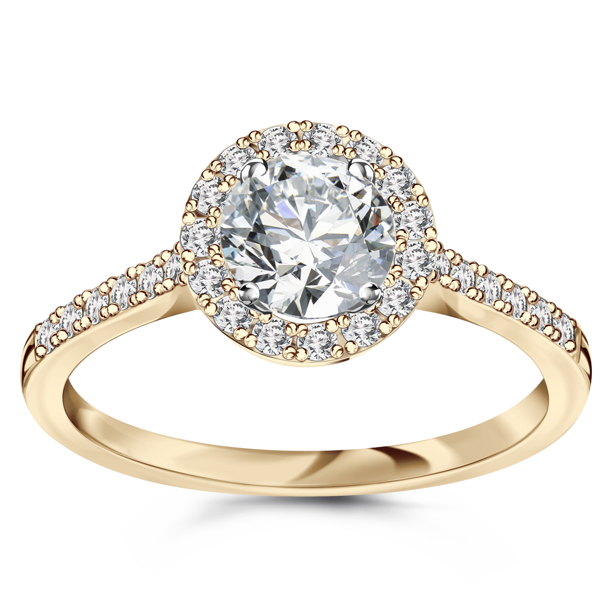 Zlatý prsteň s diamantmi - Metropolitan