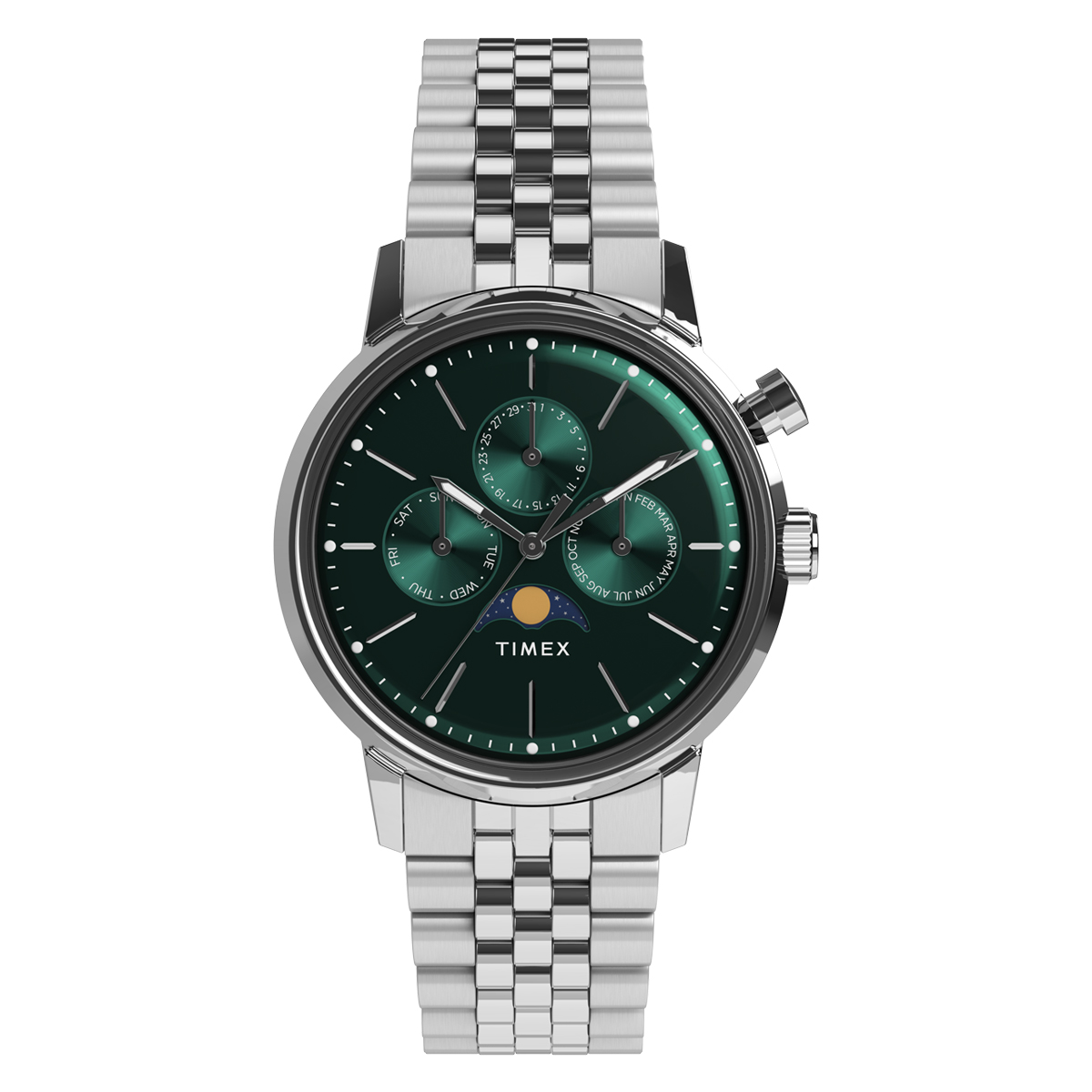 ZEGAREK  TIMEX MARLIN SREB/ZIEL