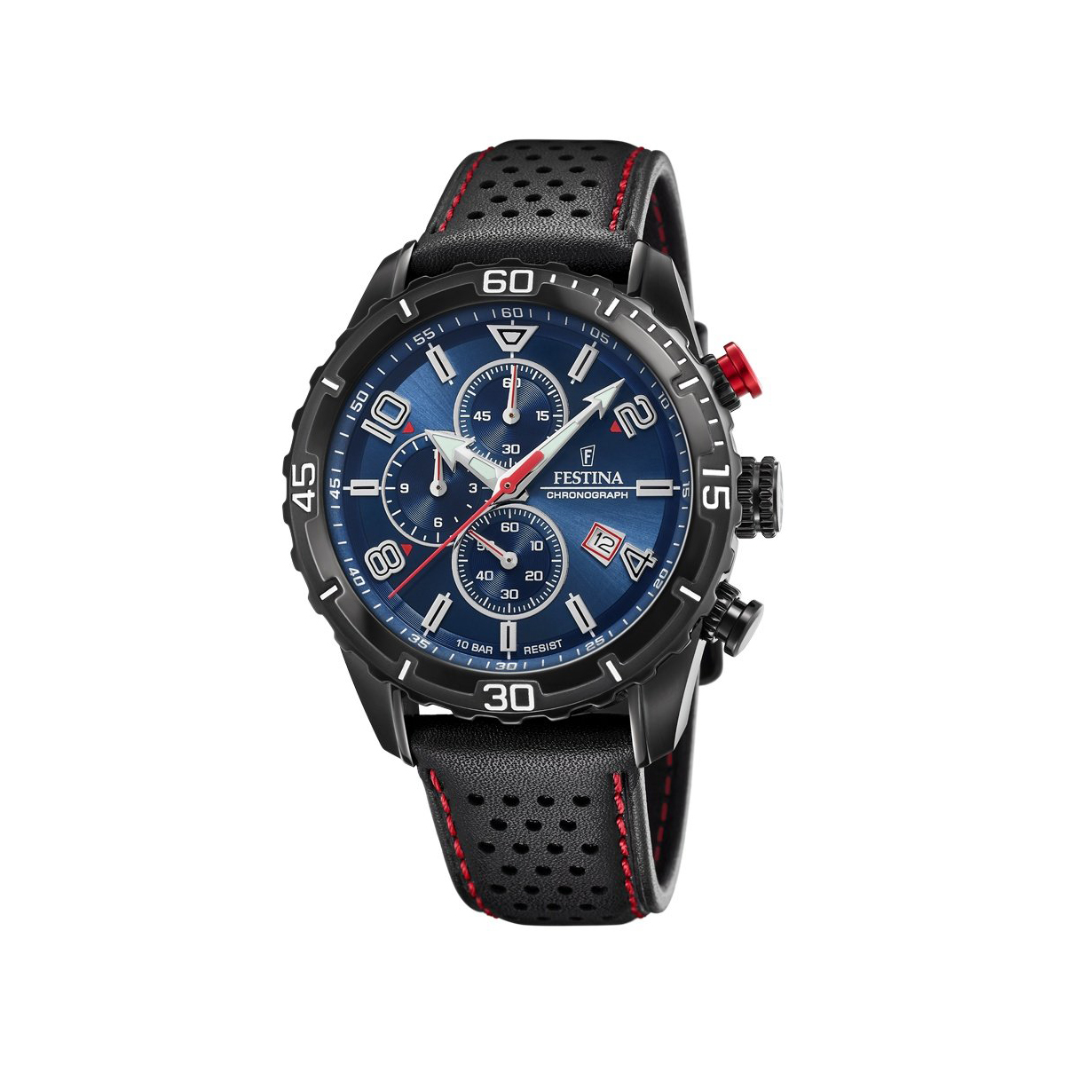 ZEGAREK FESTINA TIMELESS CHRONOGRAPH CZARNO/NIEB SAT 45MM