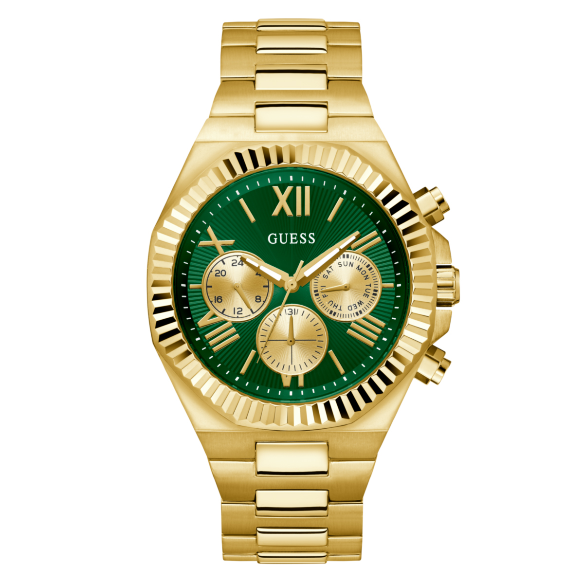 ZEGAREK GUESS EQUITY ZŁOTO/ZIEL