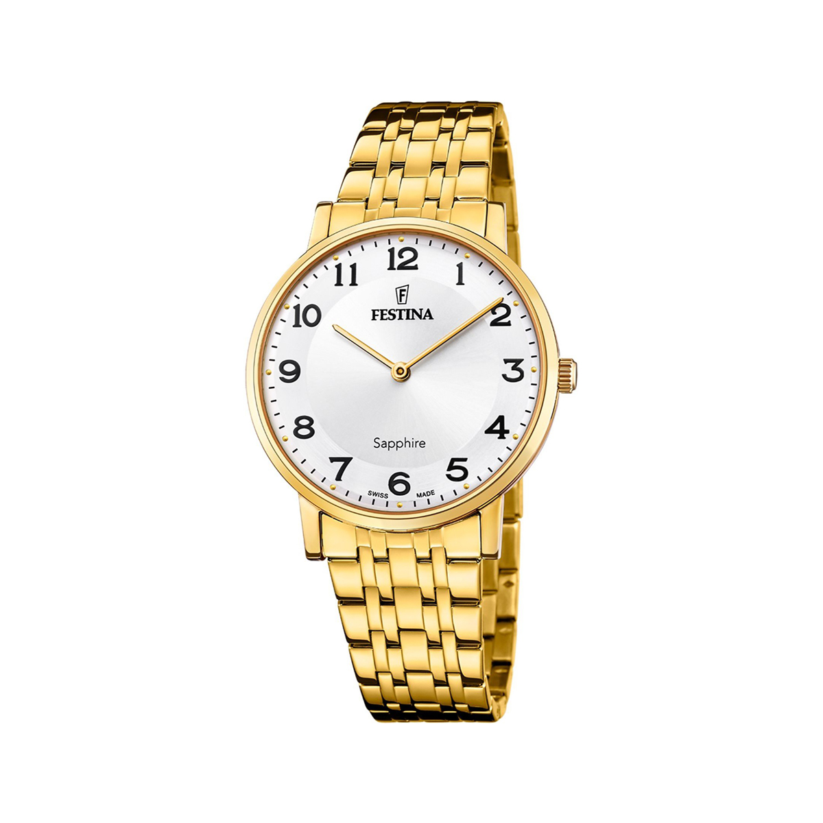 ZEGAREK FESTINA SWISS MADE ZŁOTO/SREBRNY 39MM