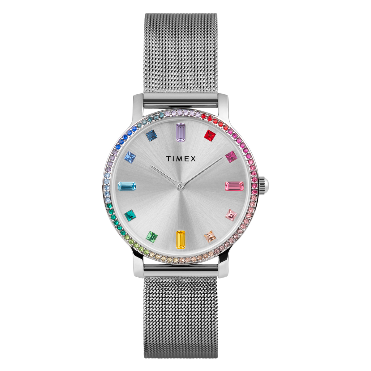 ZEGAREK TIMEX TRANSCEND SREBRNY 34MM