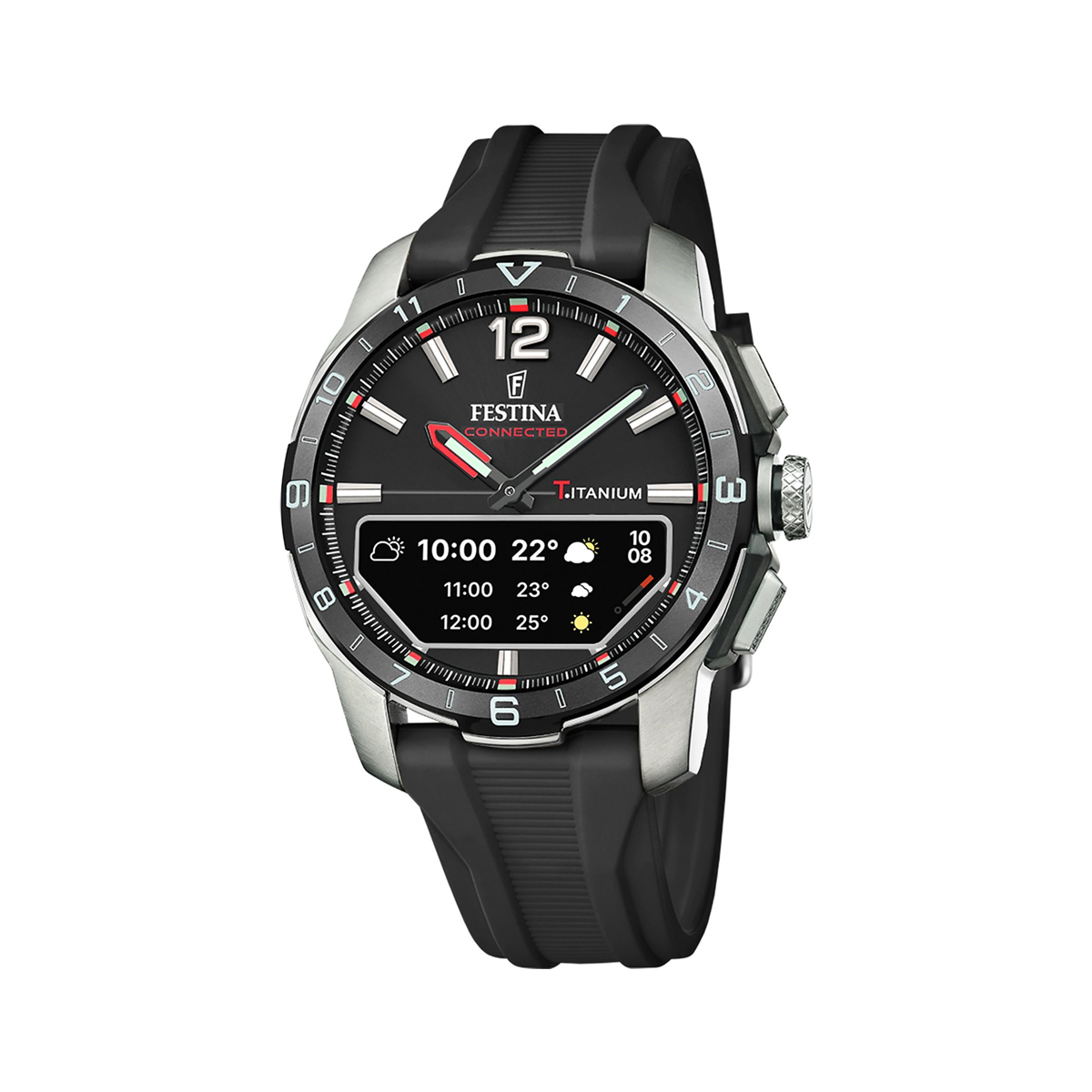 ZEGAREK FESTINA CONNECTED CZARNY 44MM