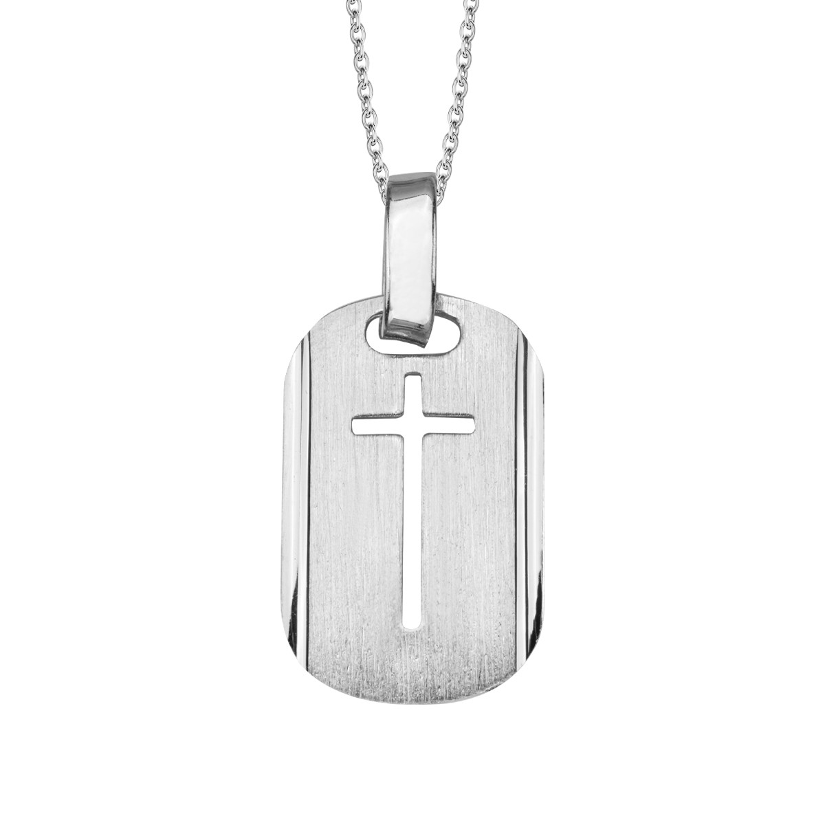 Strieborný prívesok - krížik