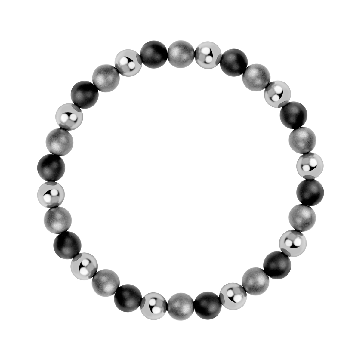 BRANSOLETKA HEMATYT,ONYKS,MUSZLA