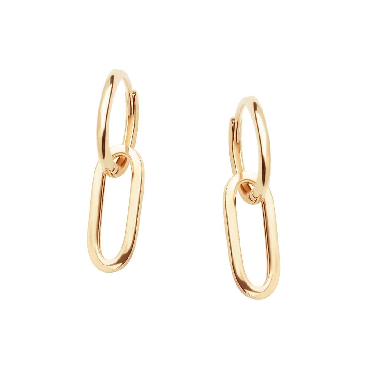 Kolczyki złote - Chains