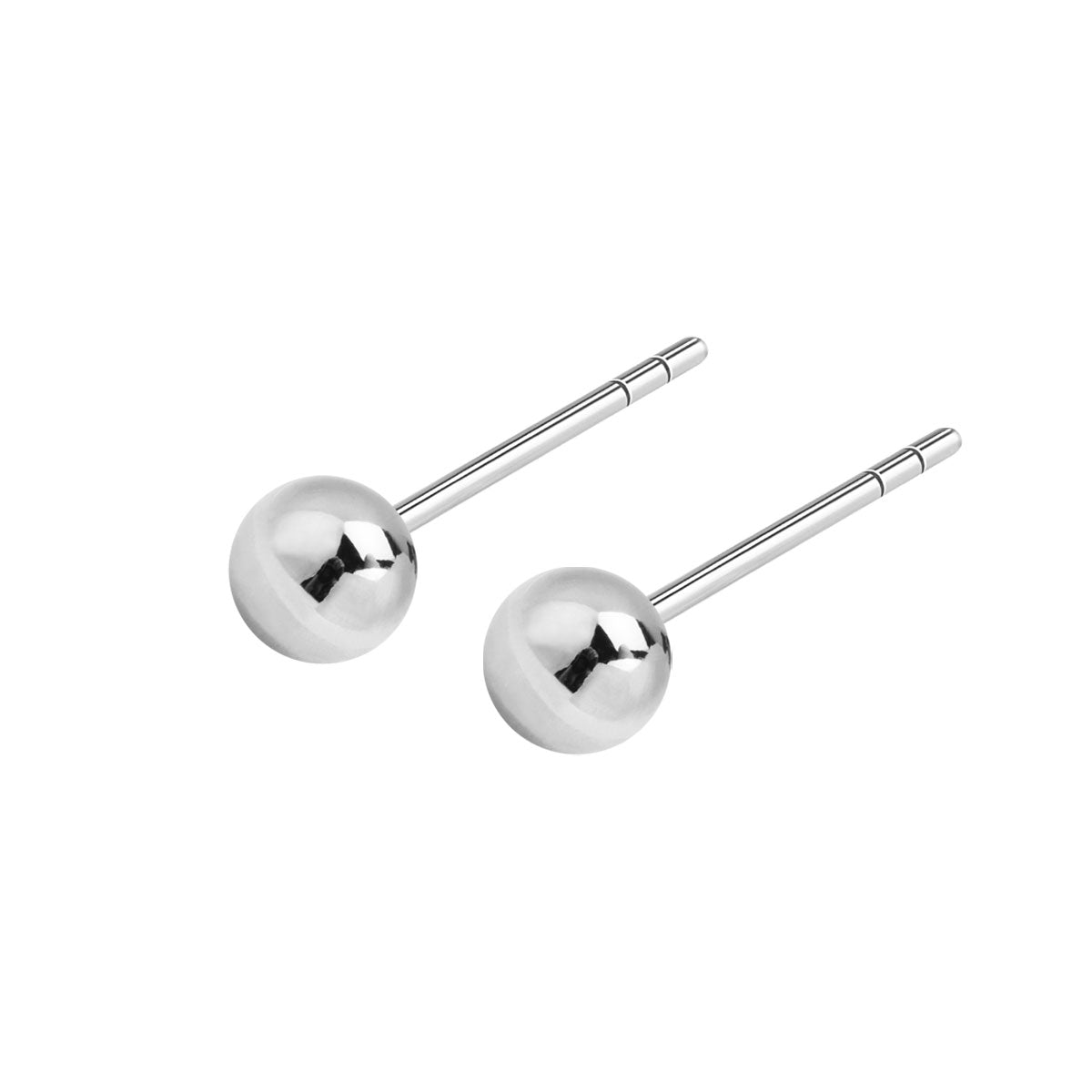 Kolczyki srebrne - kulki - Symbole Miłości