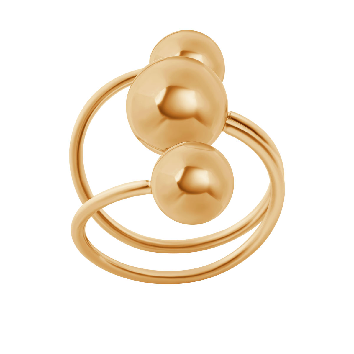 PIERŚCIONEK ŻÓŁTE PVD